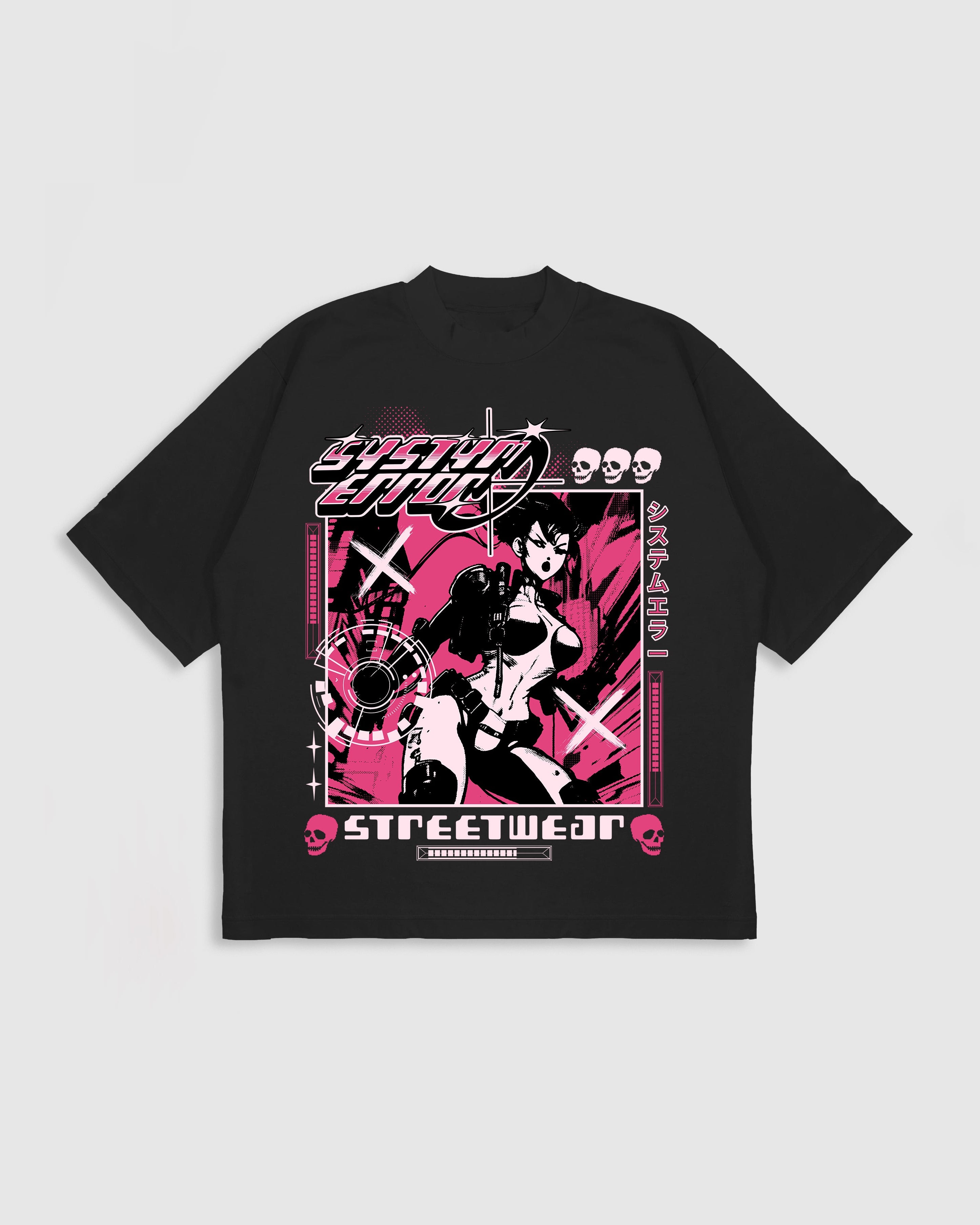 System Error Oversized Tshirt for Men and Women