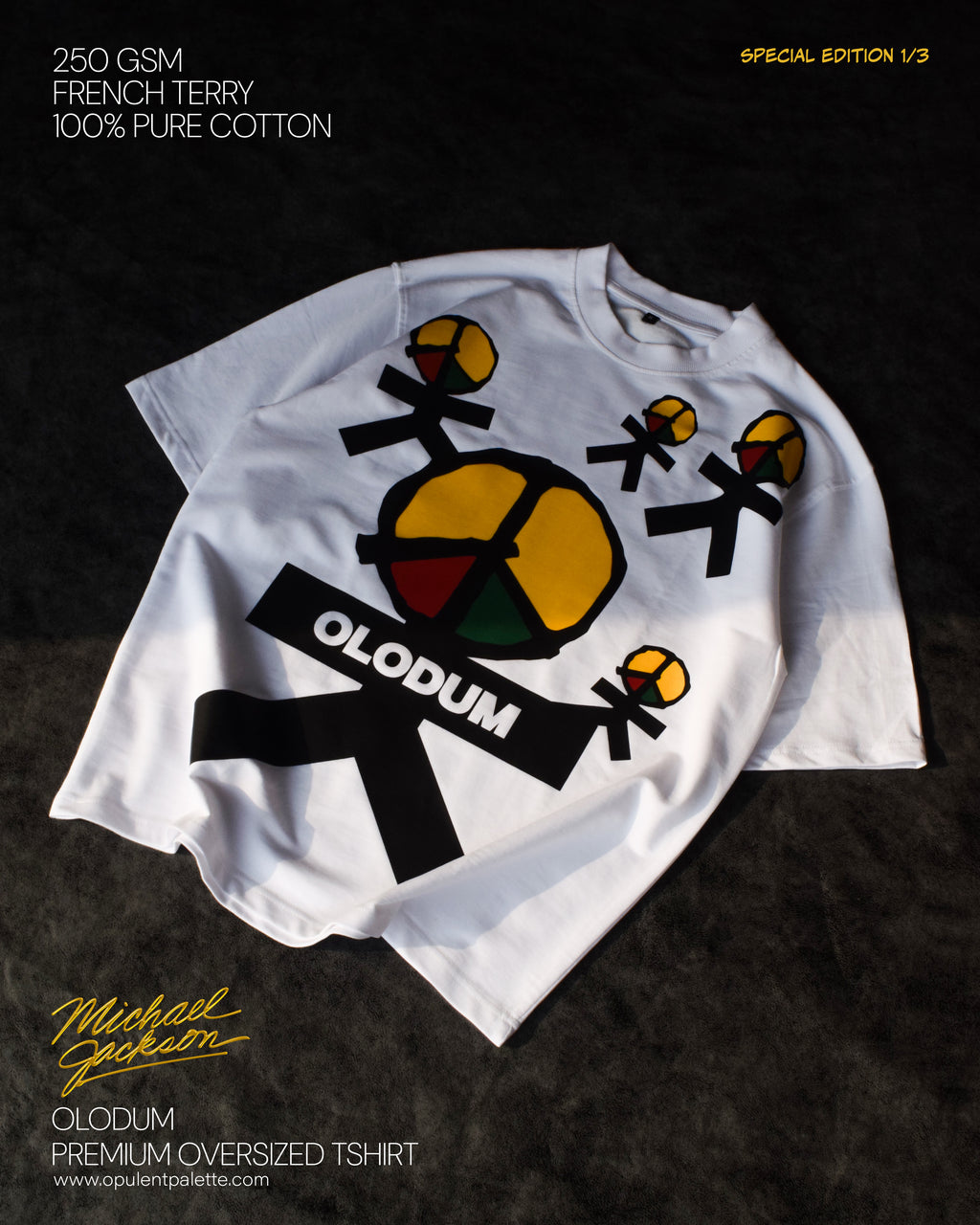 Michael Jackson Olodum Premium Afro-Brazilian Culture Oversized T-Shirt for Men and Women
