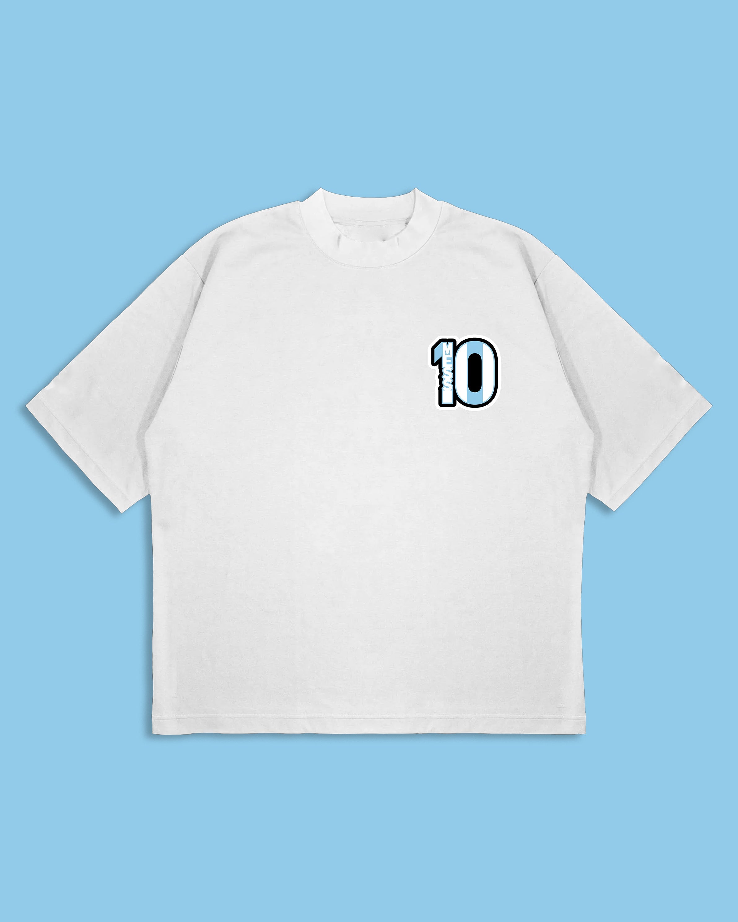 Lionel Messi "Campeón" Argentina Premium Unisex Oversized T-Shirt