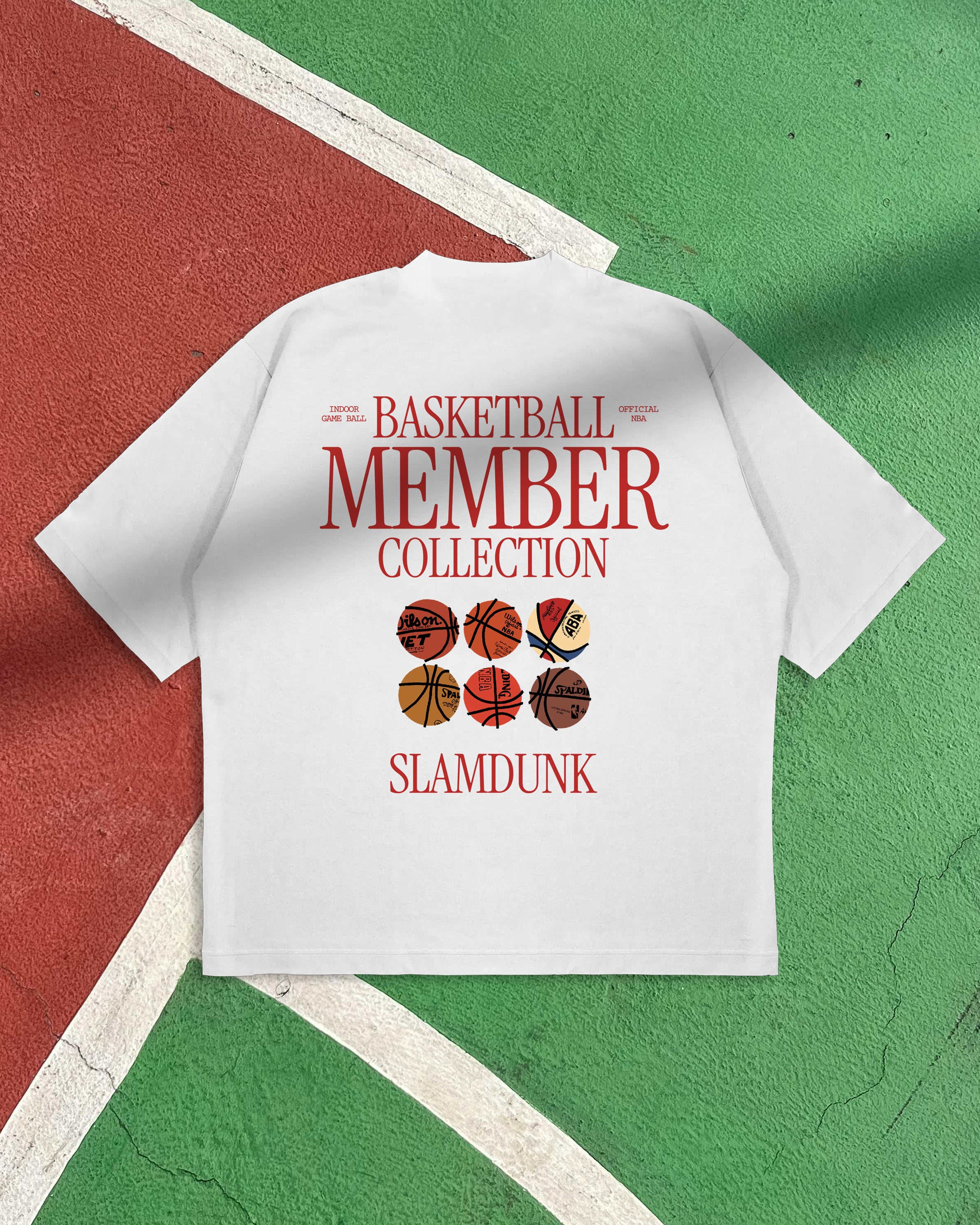 "BASKETBALL CLUB" Oversized T-Shirt for Men and Women