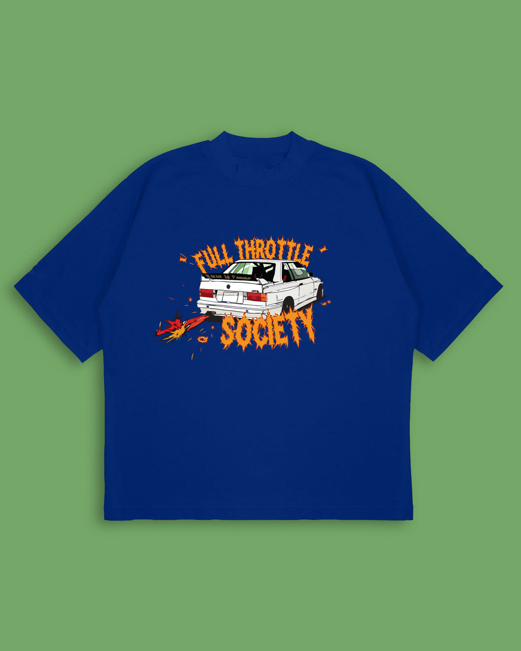 FULL THROTTLE SOCIETY Oversized T-Shirt for Men and Women