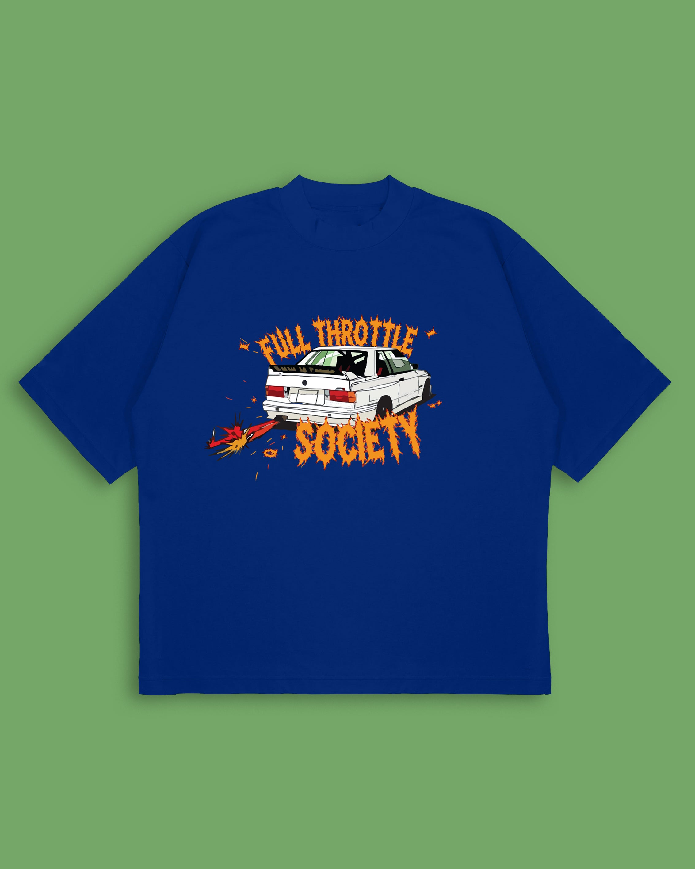 FULL THROTTLE SOCIETY Oversized T-Shirt for Men and Women