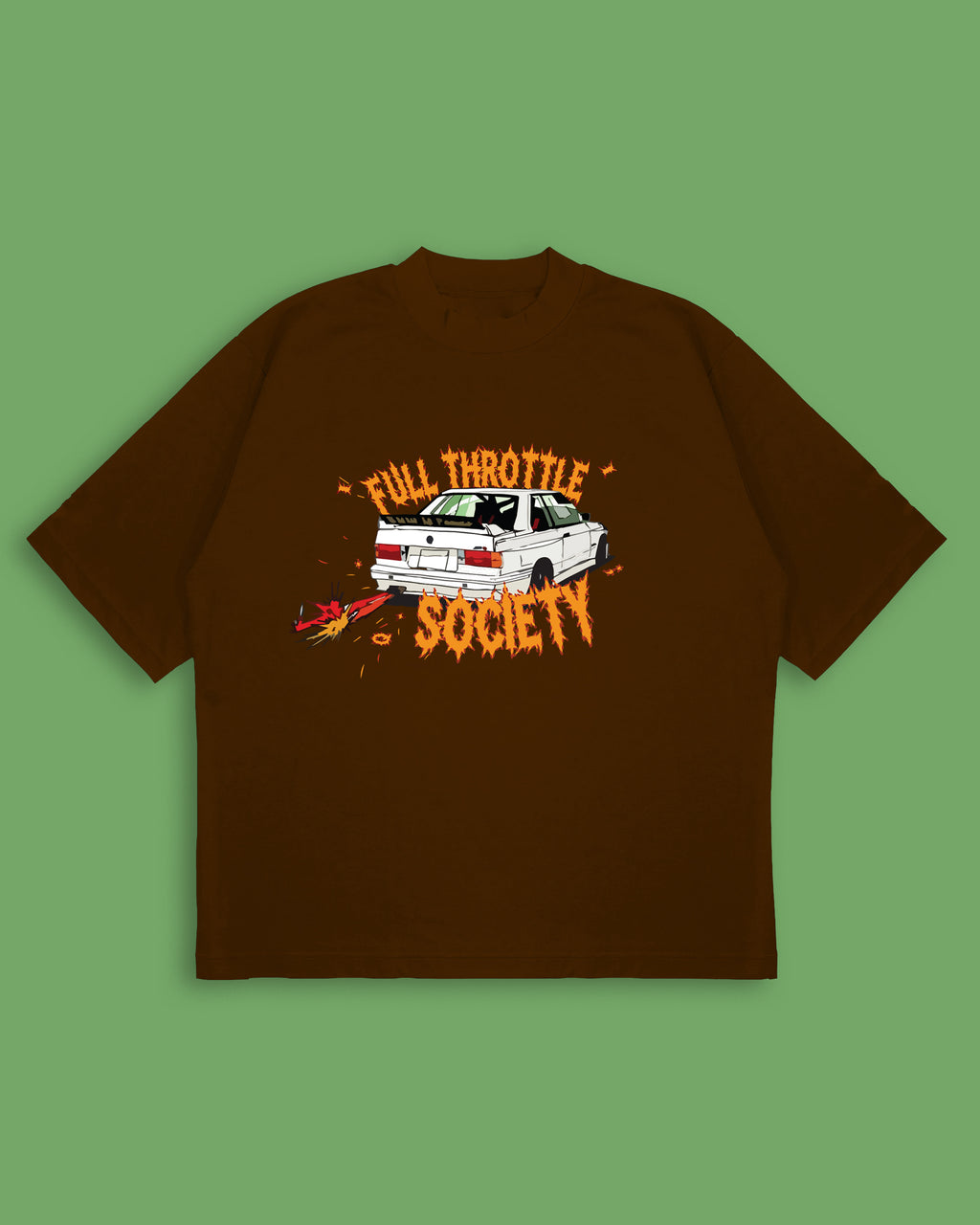 FULL THROTTLE SOCIETY Oversized T-Shirt for Men and Women