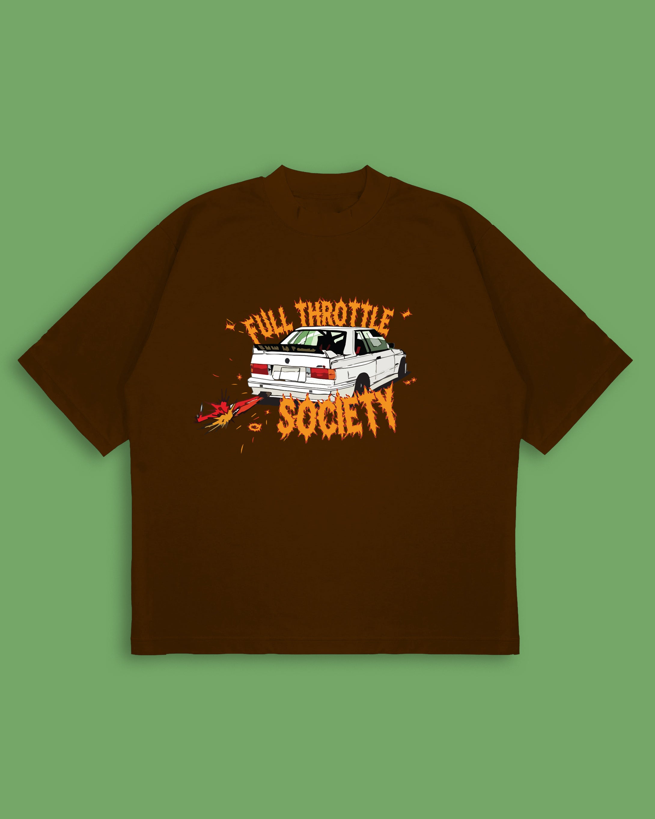 FULL THROTTLE SOCIETY Oversized T-Shirt for Men and Women