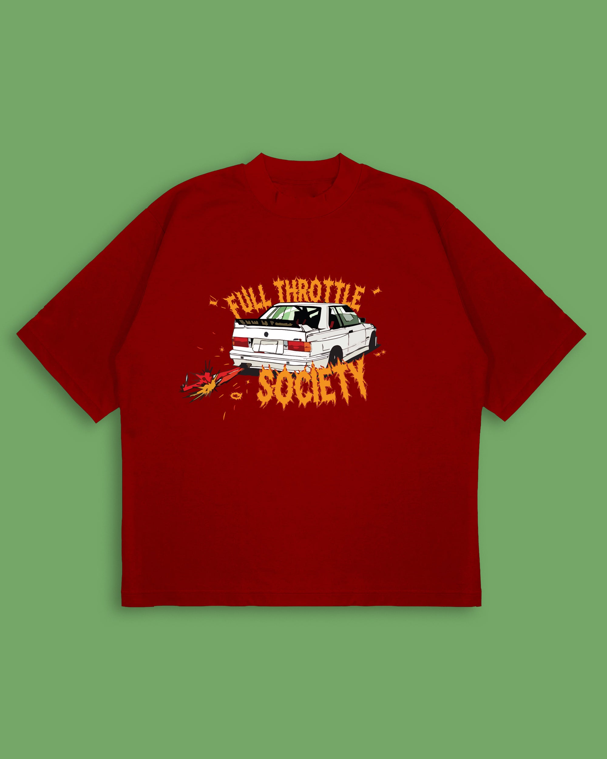 FULL THROTTLE SOCIETY Oversized T-Shirt for Men and Women