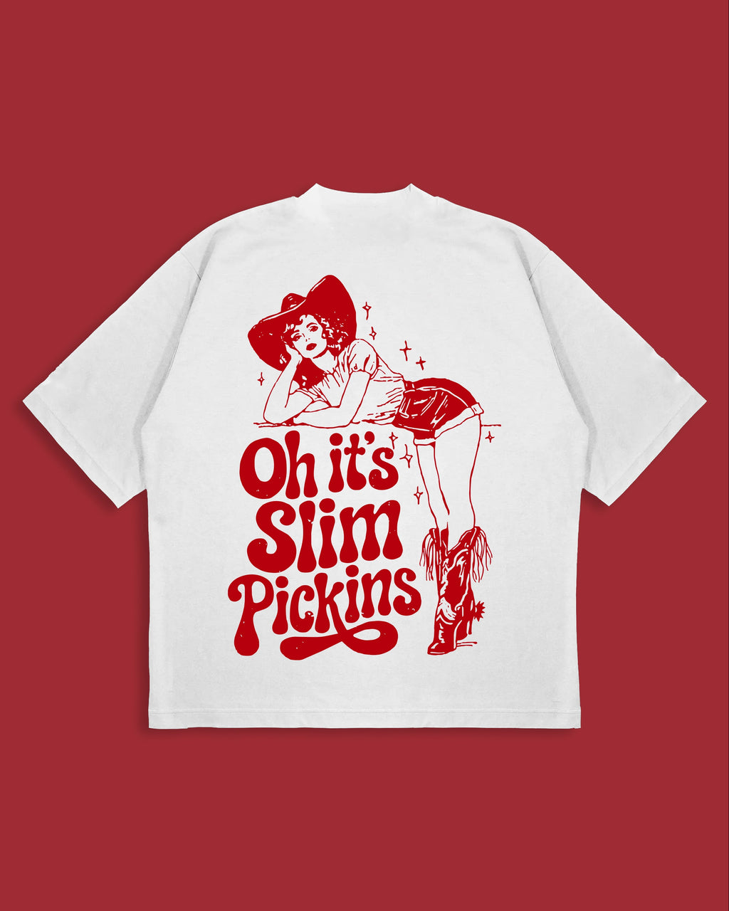 SLIM PICKINS Oversized T-Shirt for Women