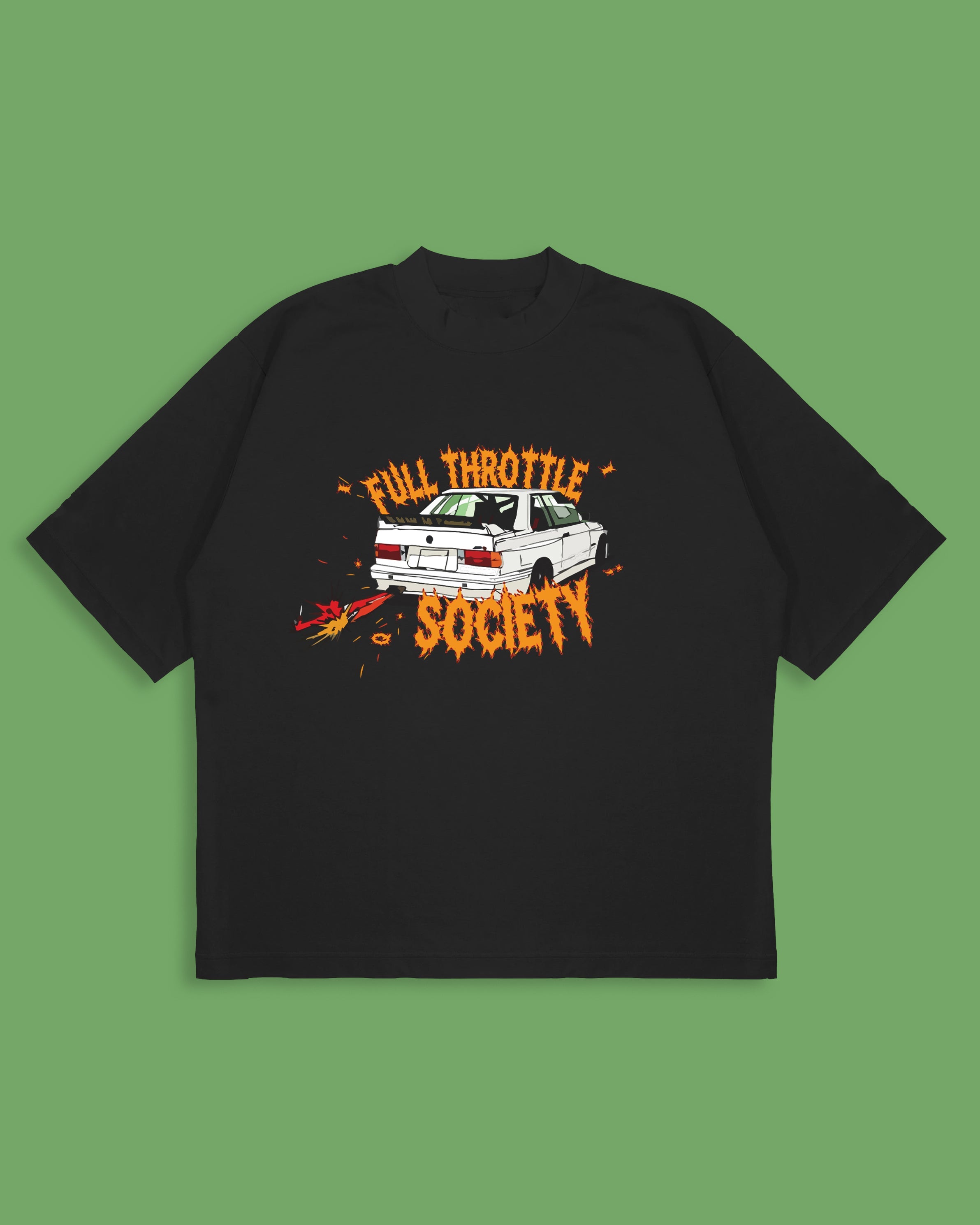 FULL THROTTLE SOCIETY Oversized T-Shirt for Men and Women