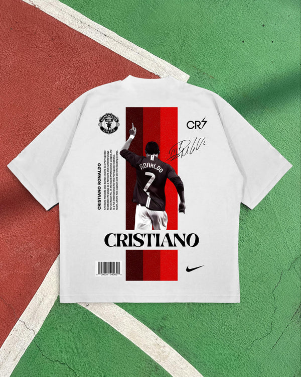 CR7 "Siuuu" Cristiano Ronaldo Premium Unisex Oversized T-Shirt