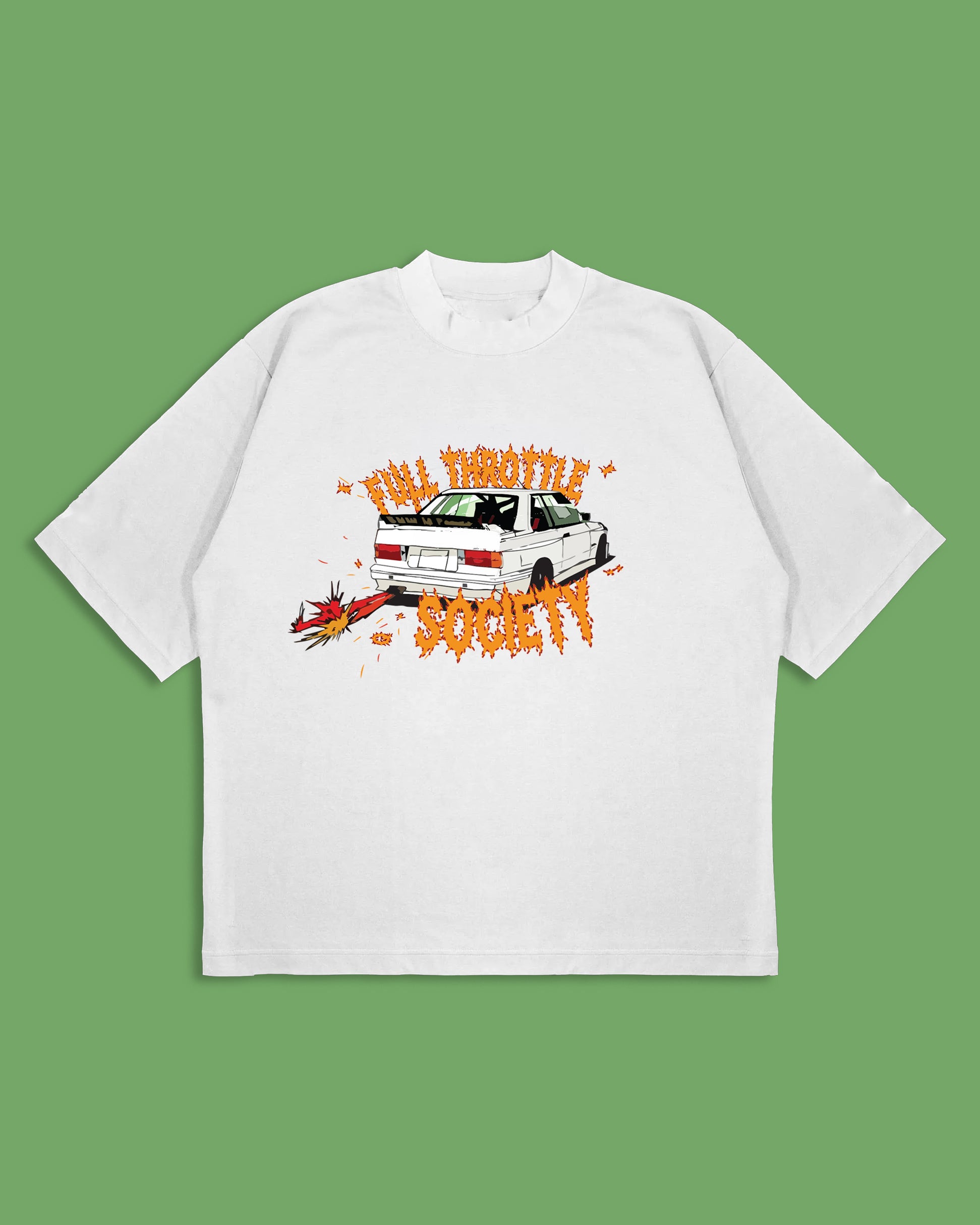FULL THROTTLE SOCIETY Oversized T-Shirt for Men and Women